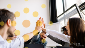 Best Practices for Nonprofit Board Members: Building Financial Resilience That Lasts stock image of a team high five